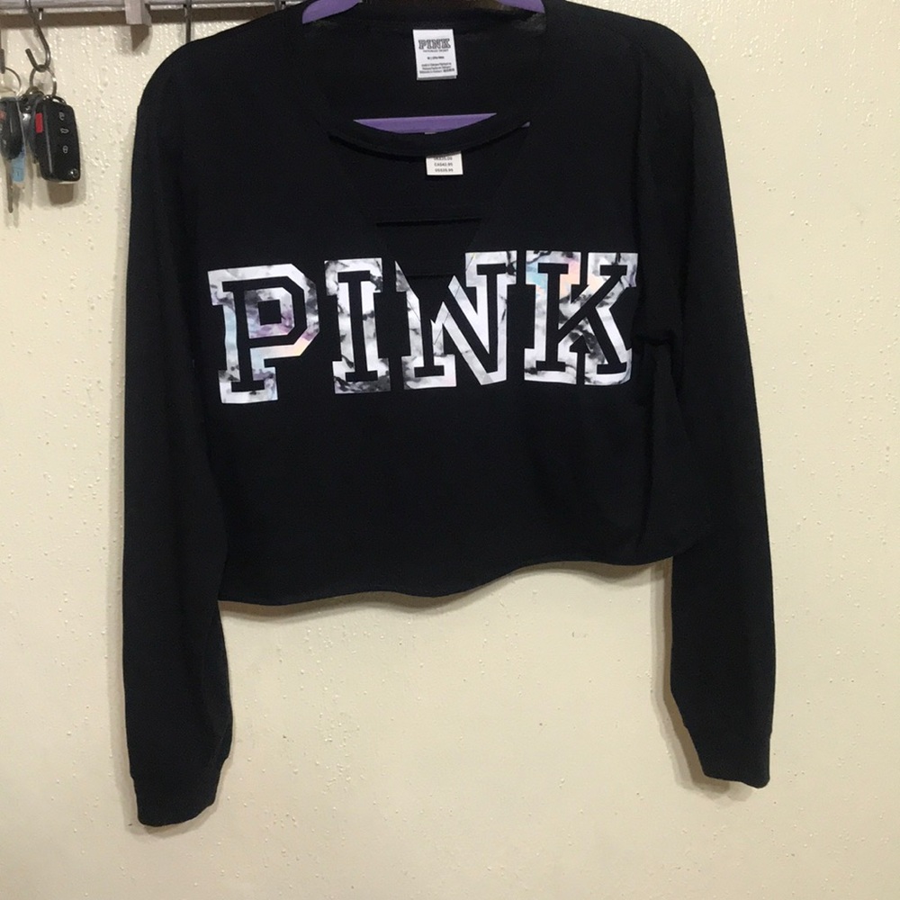 Black crop top